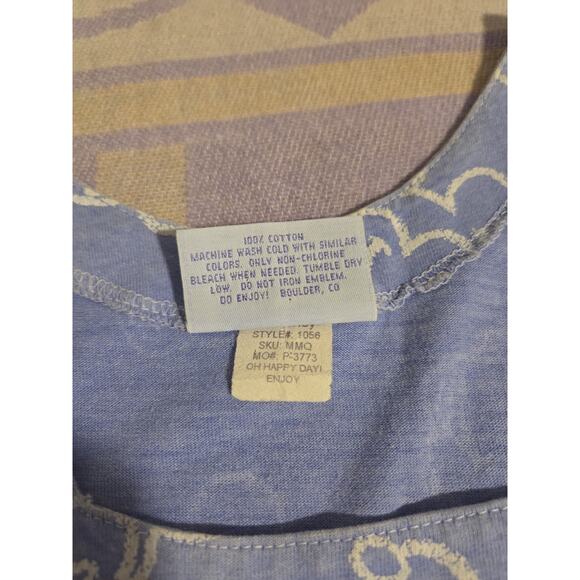 Vintage Periwinkle Blue Mickey Mouse All Over Print Cotton Disney Dress 90s AOP - Picture 4 of 10